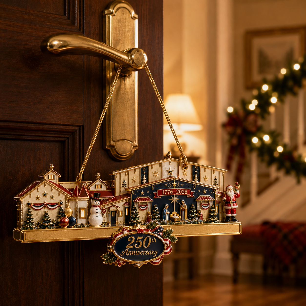 🔥250th Anniversary Christmas Village Ornament