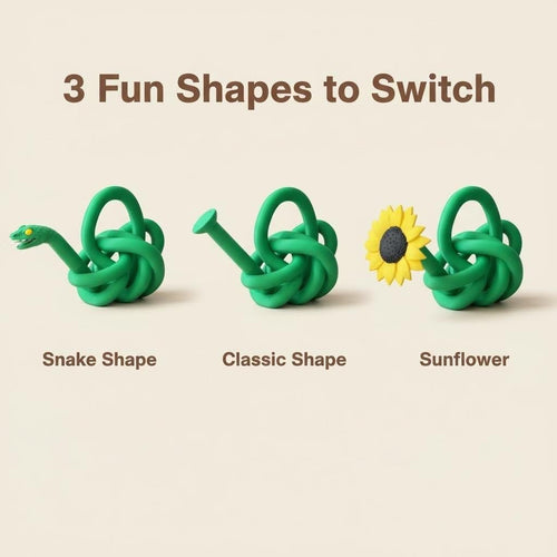 3-in-1 Watering Can with Interchangeable Nozzles