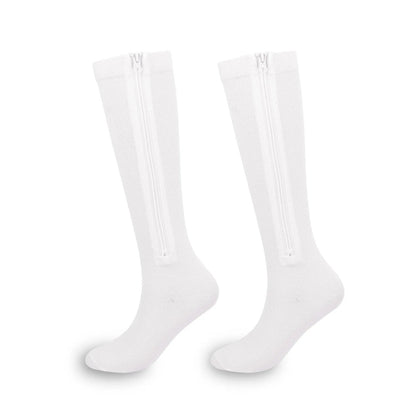 ❌No More Struggle 🏃‍♂️ Sports Zipper Socks – Comfort, Support & Easy On/Off
