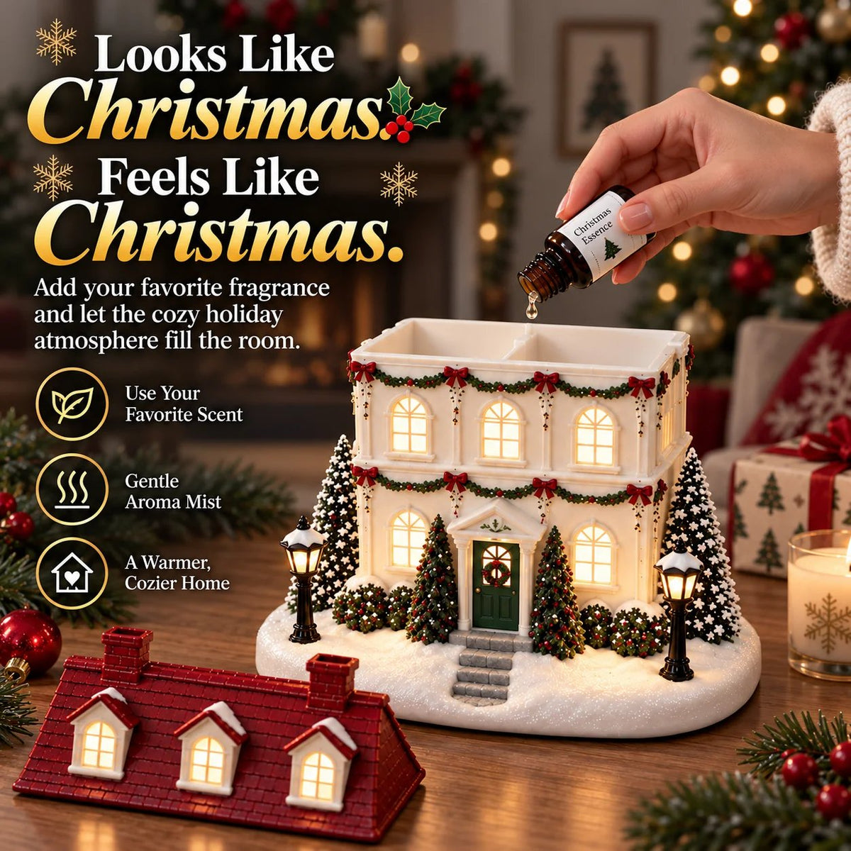 🎄Hot Sale 50%Off🔥 Christmas House Aroma Diffuser