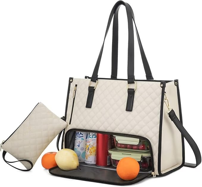 2026 Hot Sale 💝2 in 1 Tote Bag Lunch Bag Combo💝