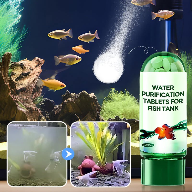 🔥Hot Sale🎁Powerful Aquarium Water Purification Tablet