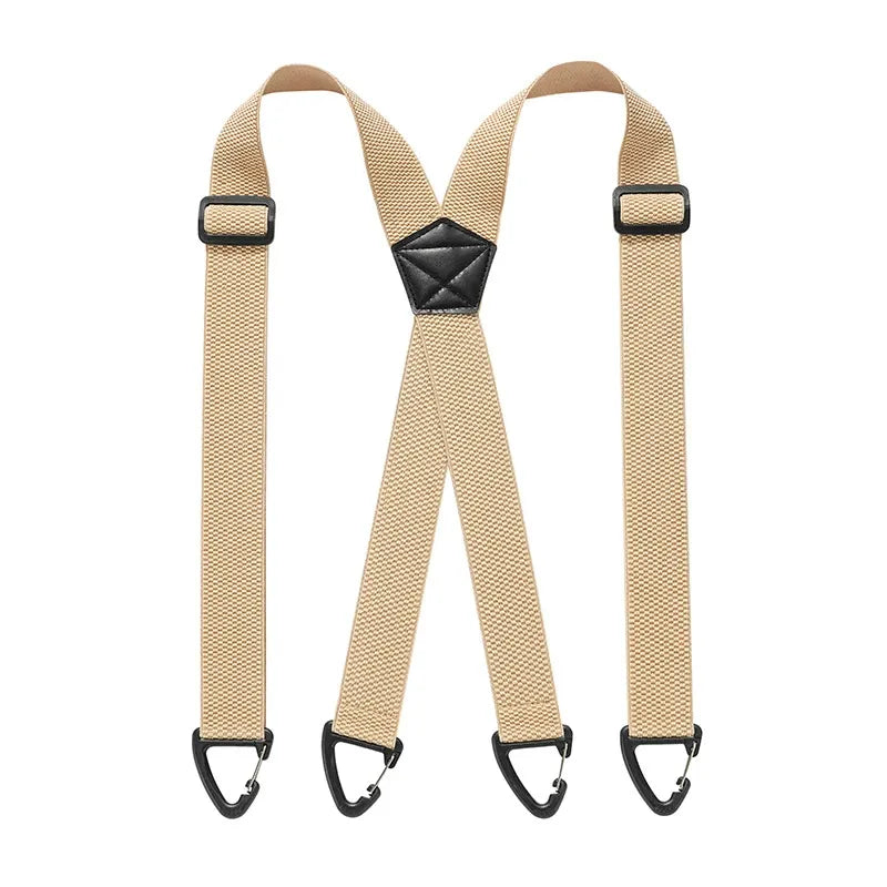 ⏰Men's X-Back Suspenders with Hook Clips