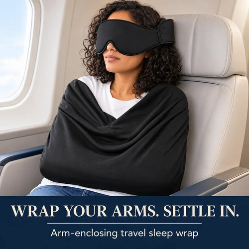 😴3-in-1 Airplane Sleep Support System - Integrated Plane Sleeping Accessories with Memory Foam Long Haul Flight Pillow✈️🎁Buy 2 Sets Free Shipping