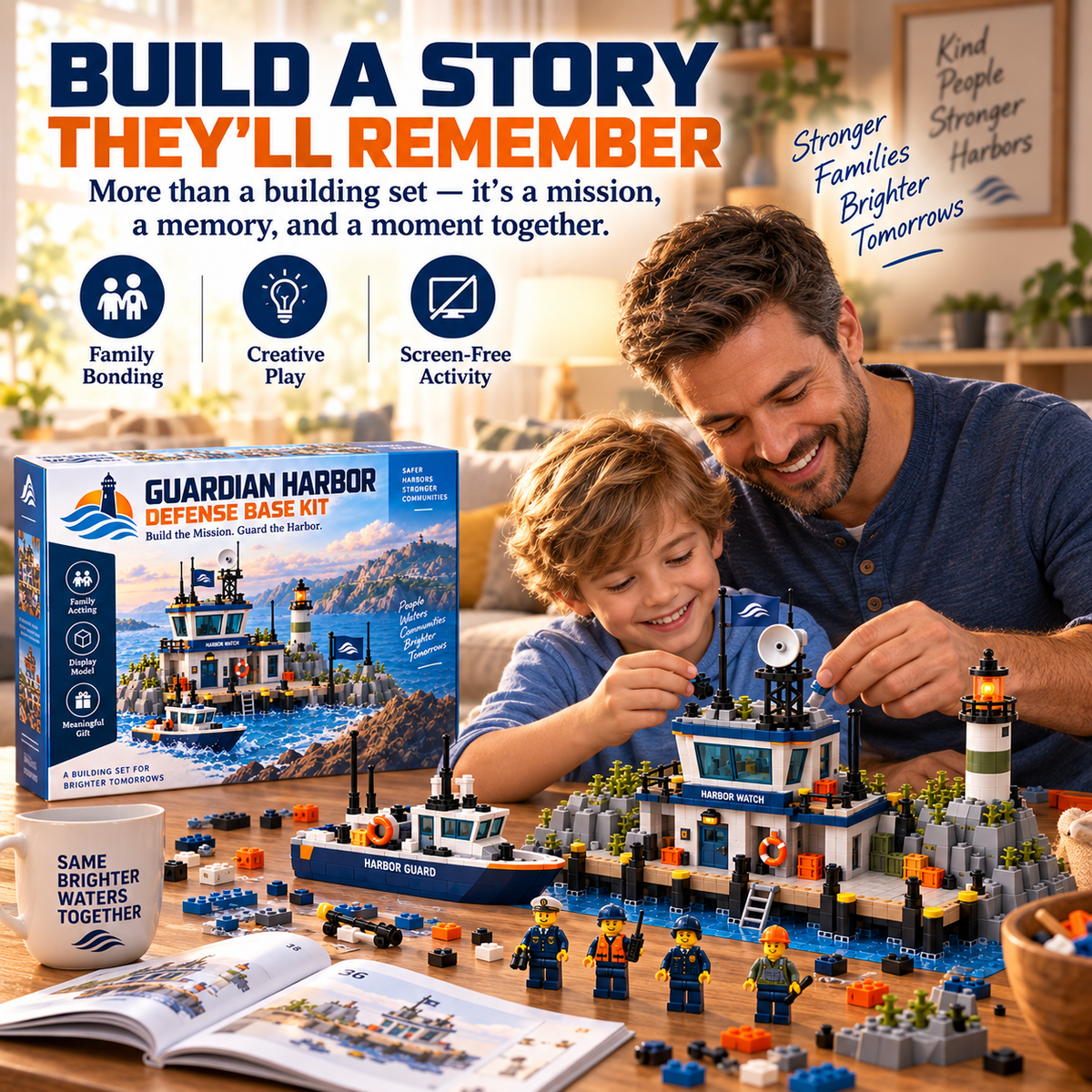 🔥Last Day 50% OFF-⚓ Guardian Harbor Building Block Set