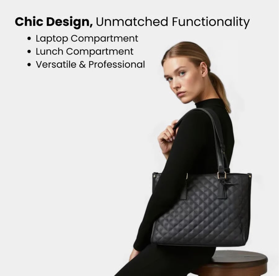 2026 Hot Sale 💝2 in 1 Tote Bag Lunch Bag Combo💝