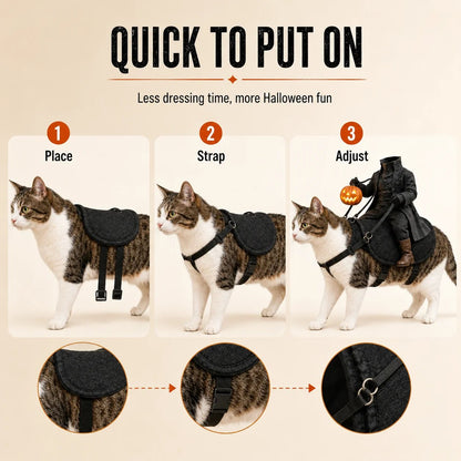 😺The Headless Horseman Rider™ Pet Costume🎃