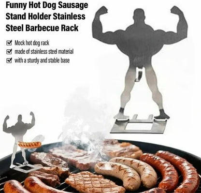 🔥 The Grill King – The Funniest Way to Serve Perfectly Grilled Sausages