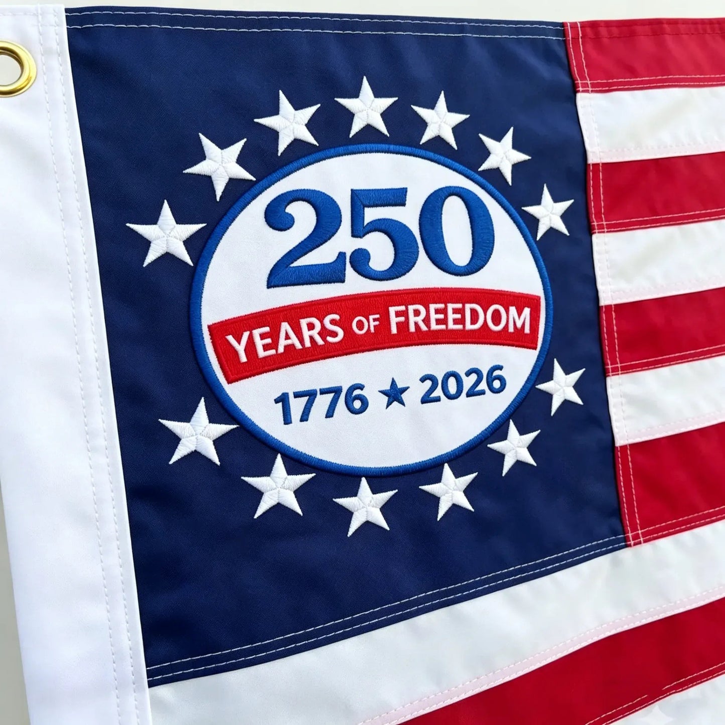Last Day 49% OFF🔥250th Anniversary USA Commemorative Flag,Double-Sided Embroidered