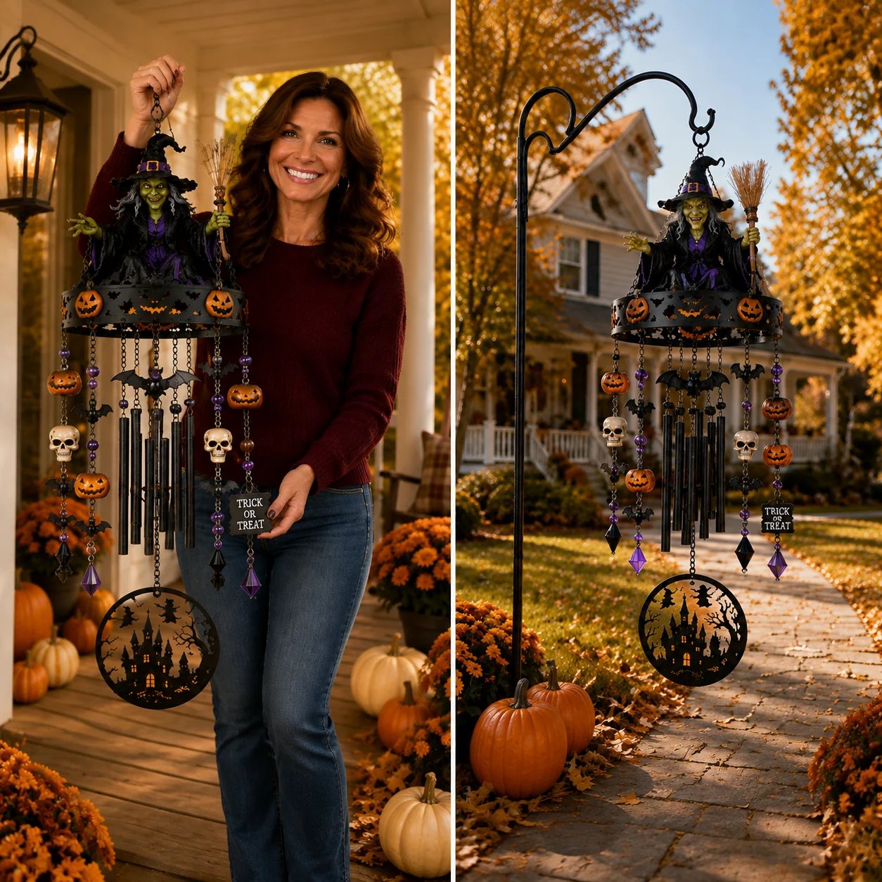 🔥 Halloween Early Bird — Enchanted Witch Outdoor Wind Chime