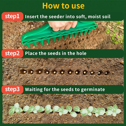 Transform Your Garden🌱 - ✨Professional Garden Dibber – Effortless Seed Planting Tool