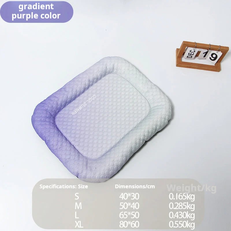 🔥⚡50K+ SOLD!❄️Pet Cooling Pad Mat for Dogs and Cats - ✅Breathable Soft Sleeping Cushion for Indoor Floors Sofas🛋️|Car Travel🚗| Washable Multiple Sizes Available