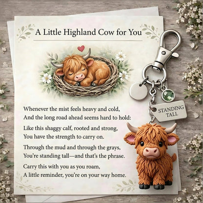 🐮A Little Highland Cow For You Keychain
