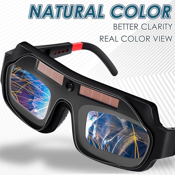 🔥Last Day Discount 49% OFF✨Solar Auto-Darkening Welding Goggles – Eye Protection with Smart Light Control🛡️