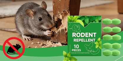 🐭50% OFF Today! 🔥Plant-Based Peppermint Oil Rodent Repellent Balls – Family & Pet-Friendly, Fresh Scent