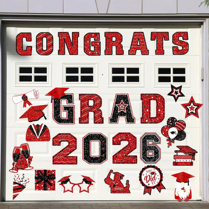🎓 2026 Grad Car Magnets 🧲 – 30-Piece Set for Celebration Decor (Cars, Fridges & More) 🎁Buy 2 Free Shipping