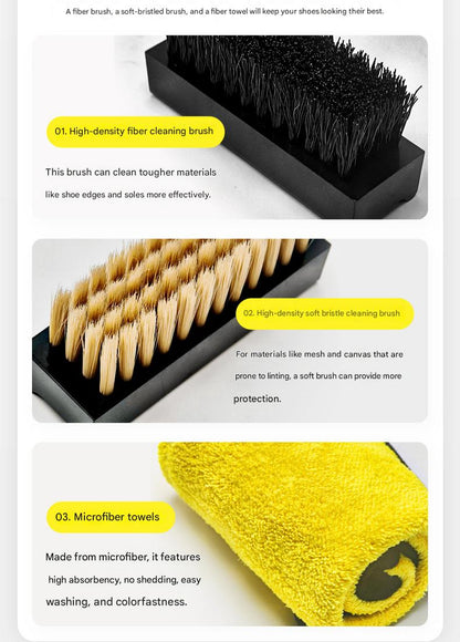 👟 Premium Shoe Cleaning Kit | Sneaker Cleaner & Shoe Care Set for All Materials