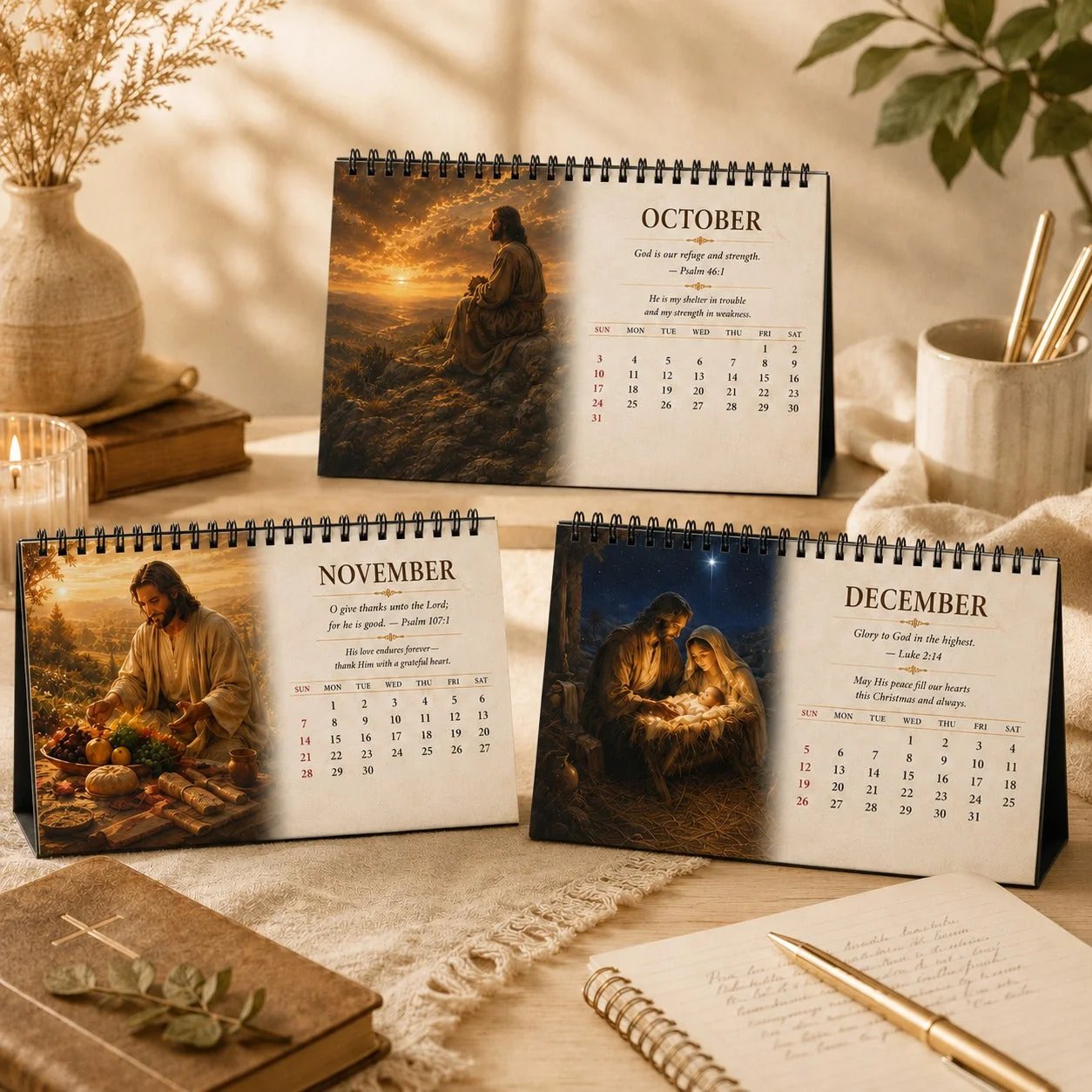 October November December Christian Calendar