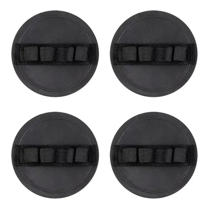 4 Counts Soft Rubber Shower Scrubber for Efficient Cleansing Body