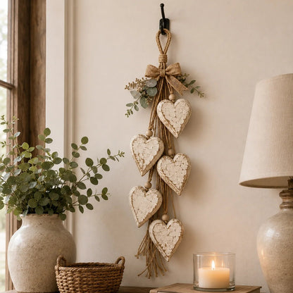 🍂🤎Hanging Heart Wall Decor