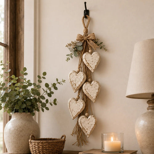 🍂🤎Hanging Heart Wall Decor