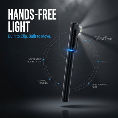 💡 Ultimate Hands-Free Wearable Safety Light for Professionals & Adventurers