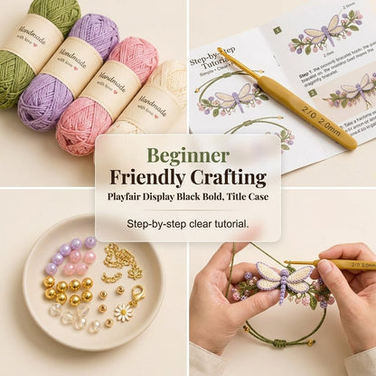 🔥 Last Day 49% OFF - DIY Nature-Inspired Crochet Bracelet Kit