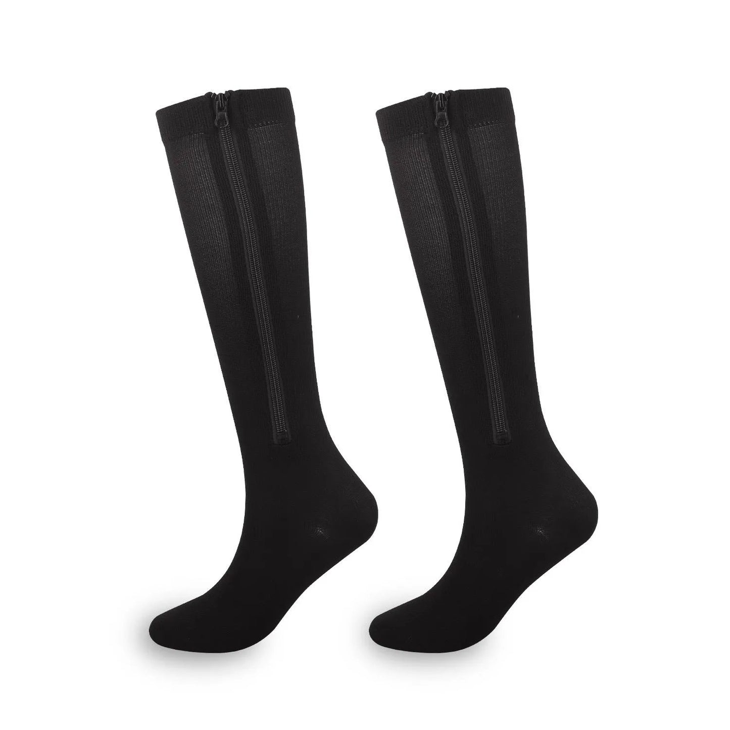 ❌No More Struggle 🏃‍♂️ Sports Zipper Socks – Comfort, Support & Easy On/Off