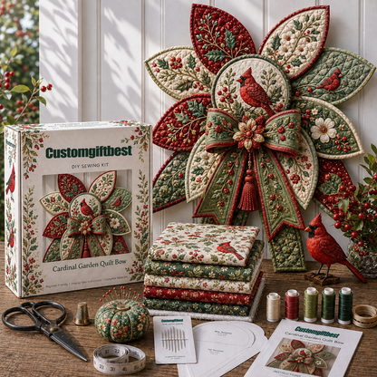 Garden Quilt Bow DIY Sewing Kit