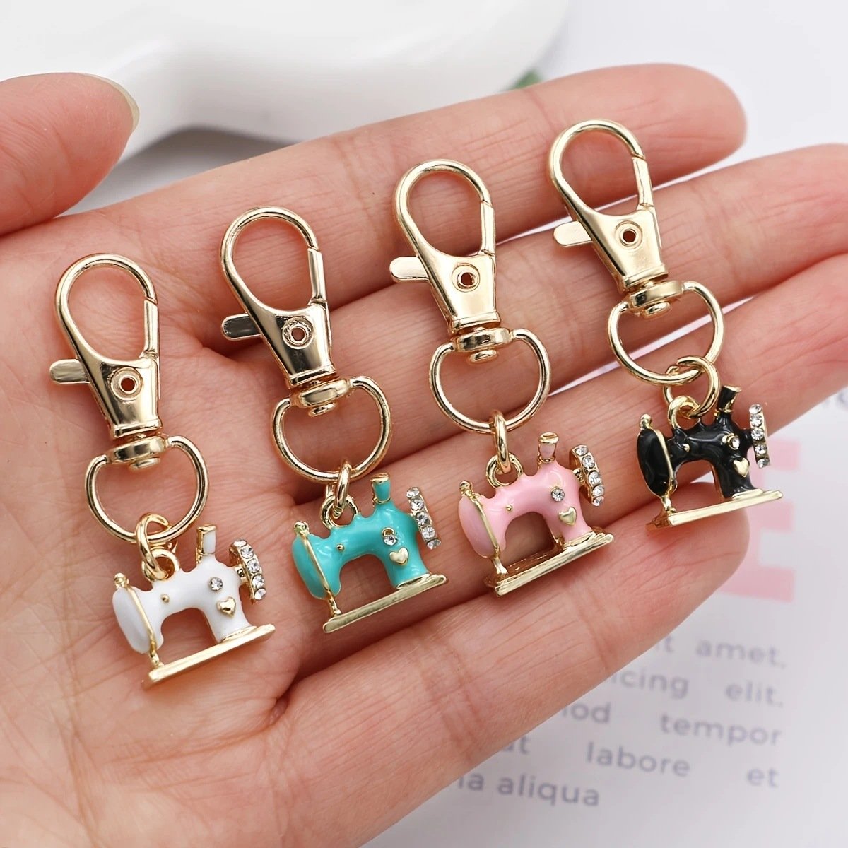 🧵✨ Mini Sewing Machine Keychains – A Stitch of Memory & Meaning