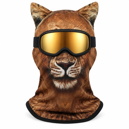 ⏳ 49% OFF – 🦊 Funny Animal Face Ski Mask |The Funniest Winter Balaclava Everyone Will Ask About
