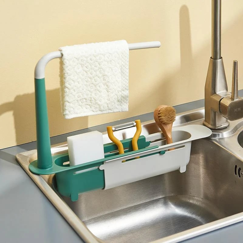 ⚡Updated Telescopic Sink Storage Rack