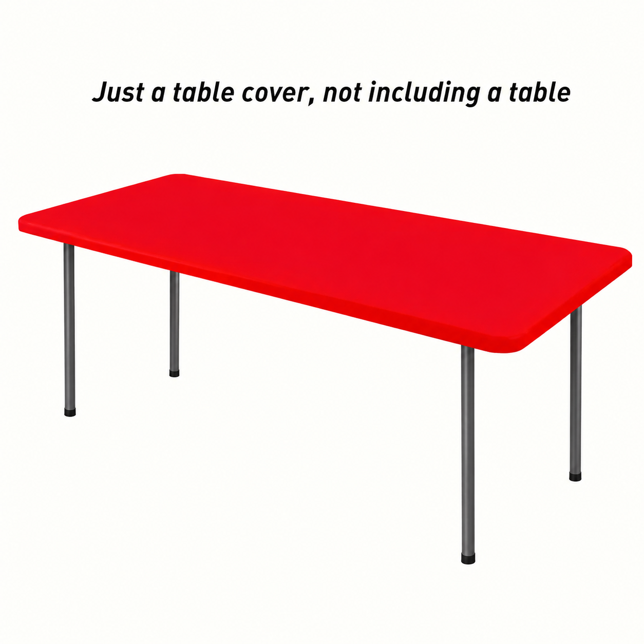 🌸 LIMITED TIME 60% OFF! ✨Pack Stretch Fabric Table Top Cap Cover, fits 4ft/6ft/8ft Tables