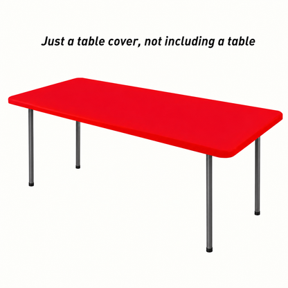 🌸 LIMITED TIME 60% OFF! ✨Pack Stretch Fabric Table Top Cap Cover, fits 4ft/6ft/8ft Tables
