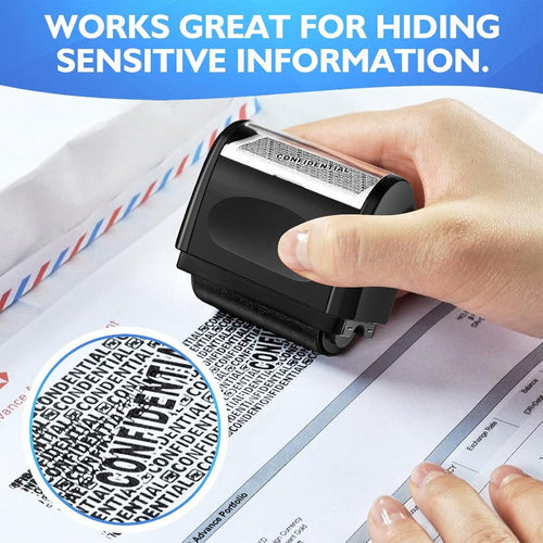 Privacy Protection Roller Stamp