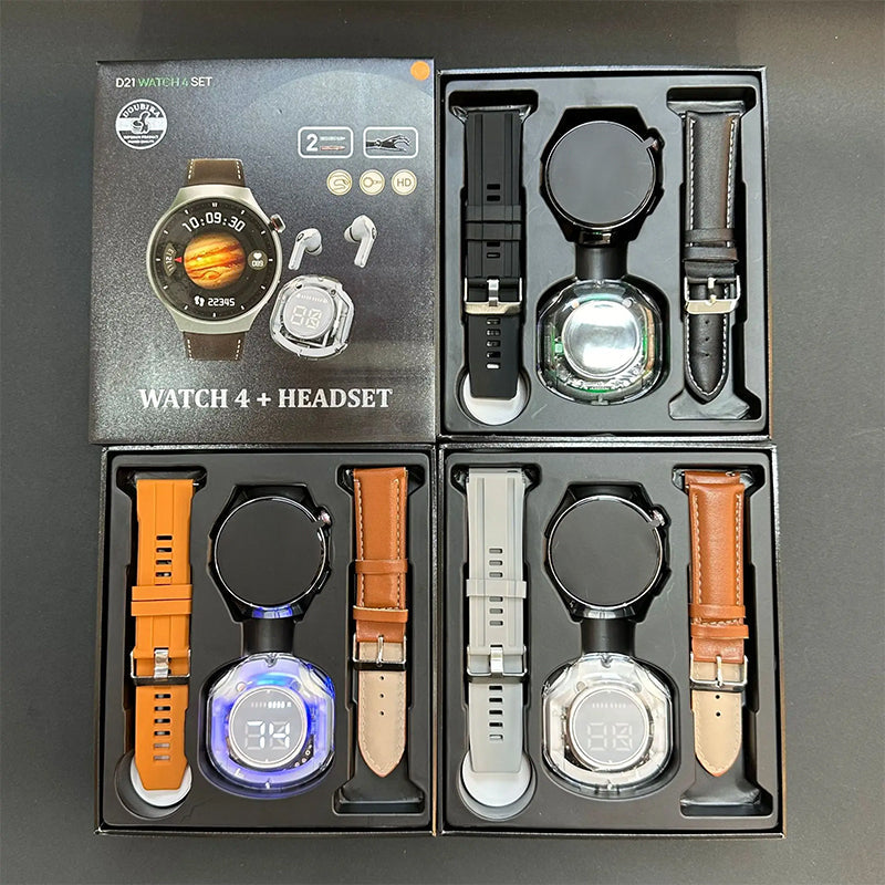 ⌚🎧FusionFit Pro Set - D21 watch4 SET