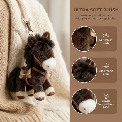 🔥Last Day 50% OFF - Plush Pony Bag Charm and Keychain 🐎✨2026 Year of the Horse Gift 🎁Perfect for Lovers, Family & Kids!