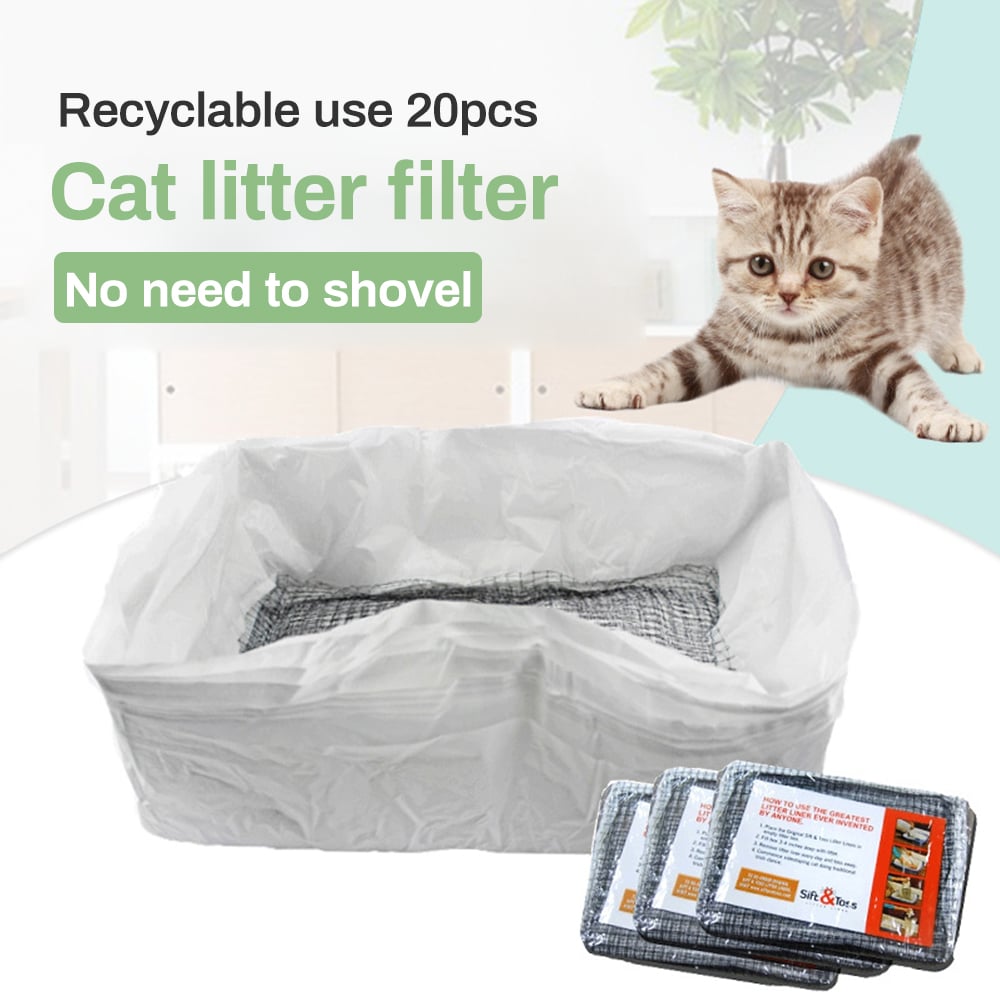 (48% OFF) Reusable Cat Litter Liners Bag