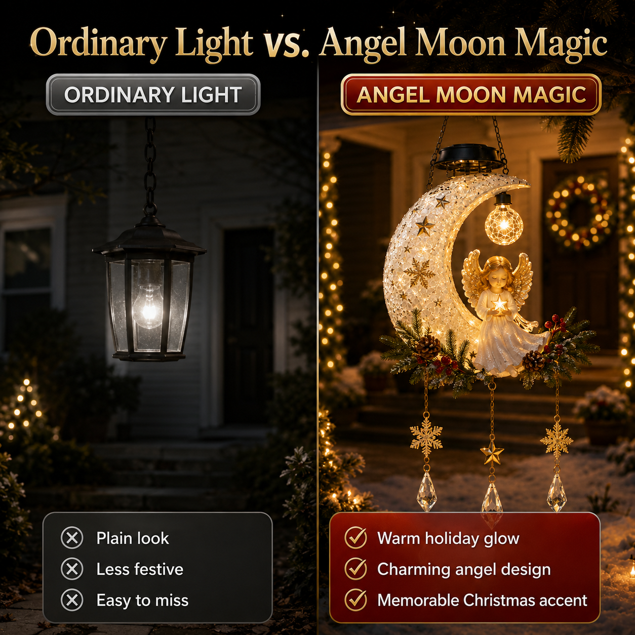 👼 Christmas Angel Moon Light