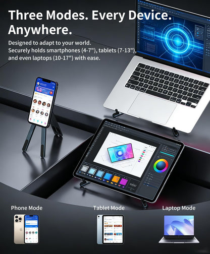 🎁Last Day 70% OFF 🔥3-in-1 Magnetic Foldable Laptop Stand
