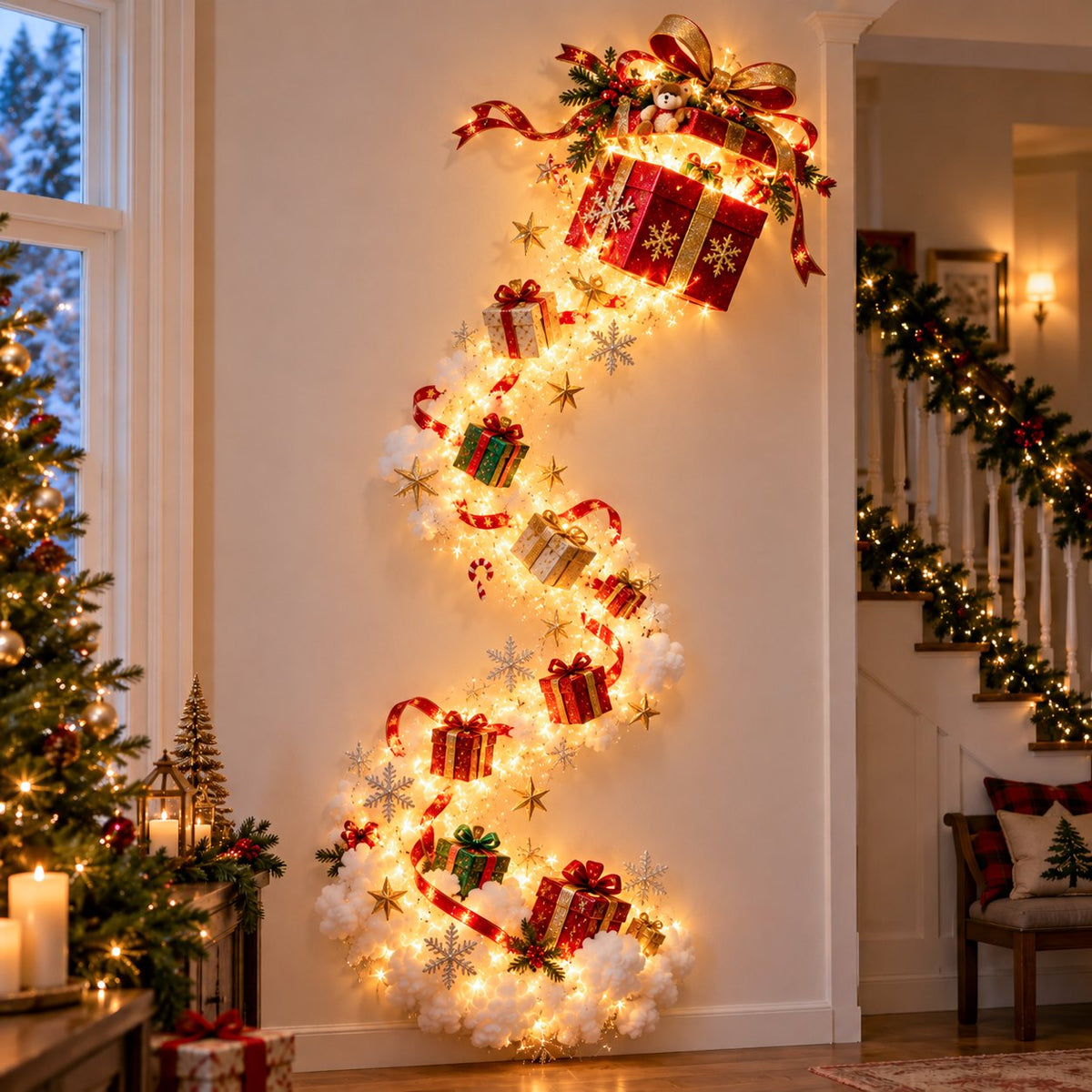Christmas Magic Trail Wall Light style