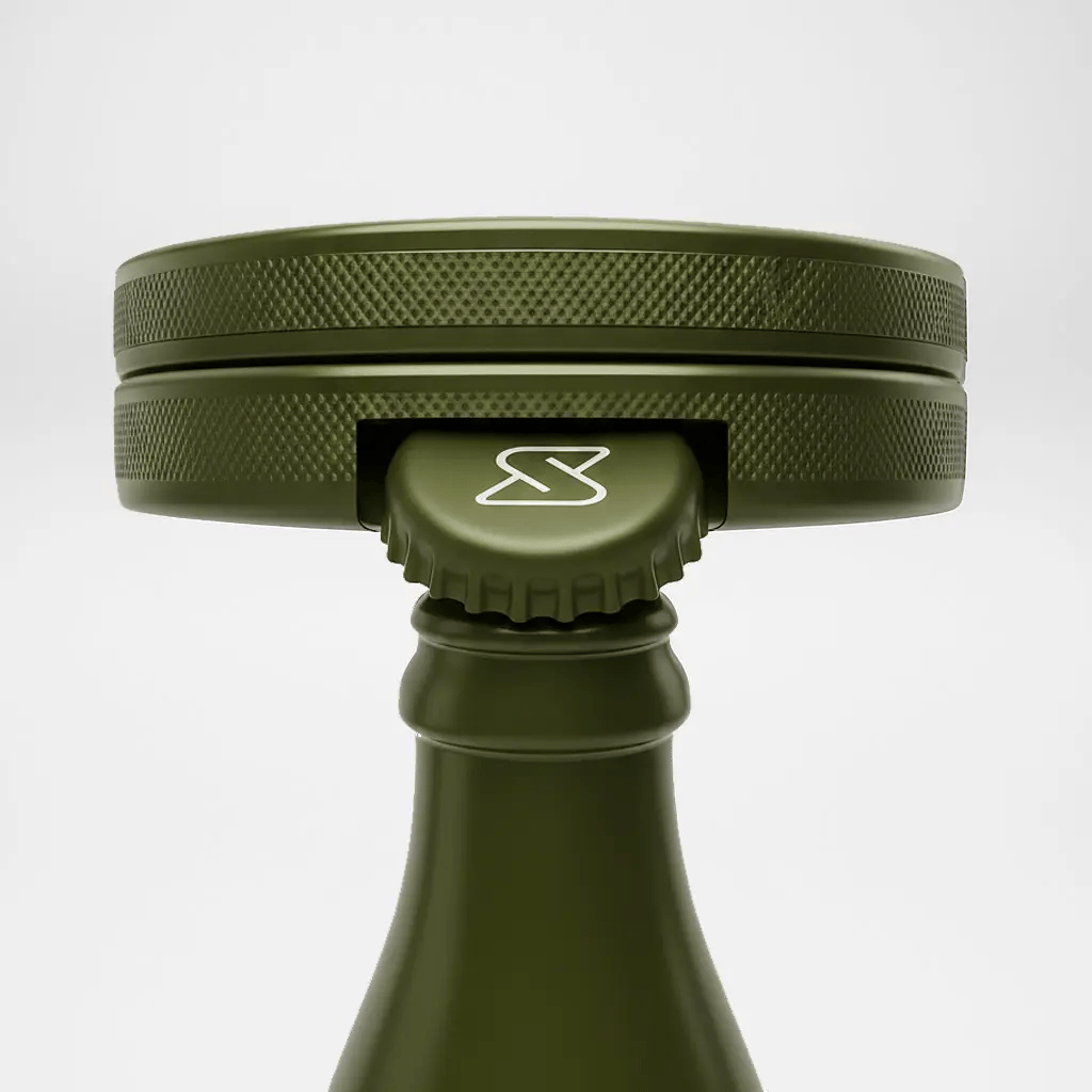 Metal EDC Storage Can with Built-In Bottle Opener