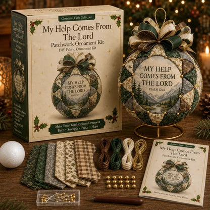 🔥LAST DAY 50% OFF - 🎄Christmas Faith Patchwork Ornament DIY Kit