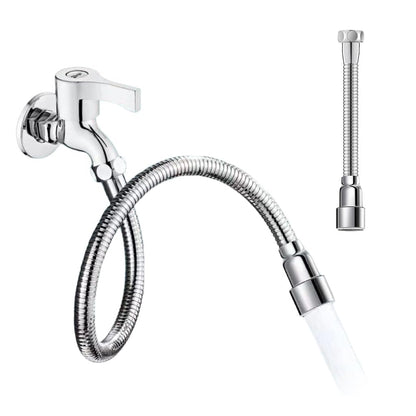 360° Swivel Faucet Extender with Anti-Splash Nozzle — Water-Saving Adapter for Kitchen & Bathroom