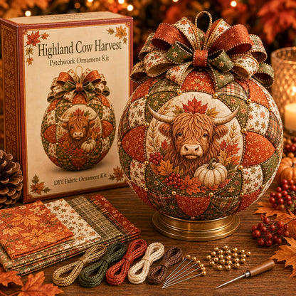 🔥LAST DAY 50% OFF -🍂 Autumn Thanksgiving Classics Patchwork Ornament DIY Kit