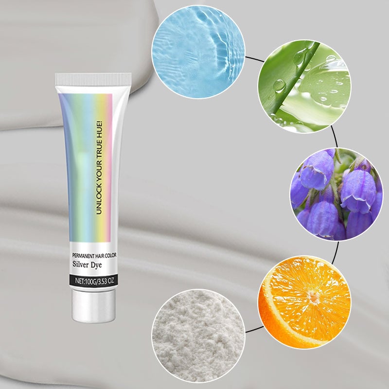 ✨This Week's Special Price $22.99💥 2-in-1 Natural Essence Extract Silver Hair Dye