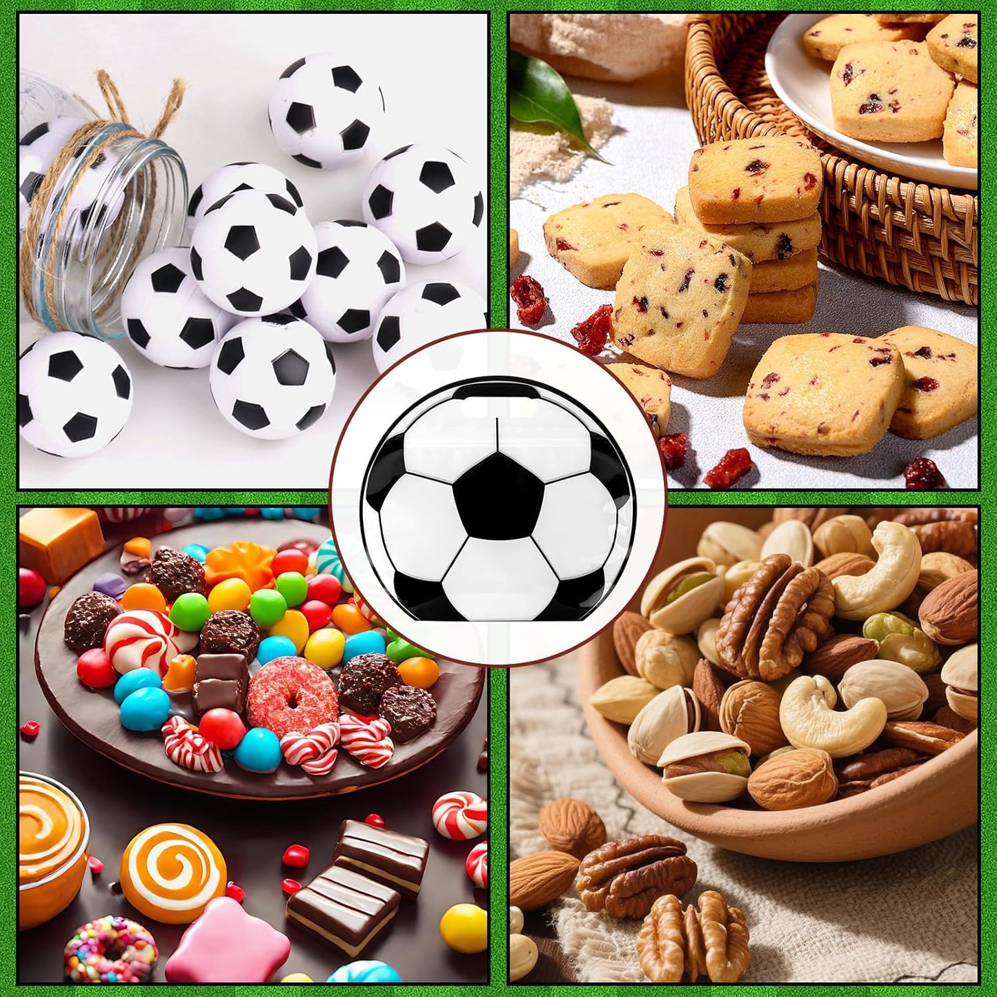 🎒⚽  Soccer Party Favor Bags with Handles – Football Treat Bags for Birthdays, Team Parties & World Cup Celebrations 🎉