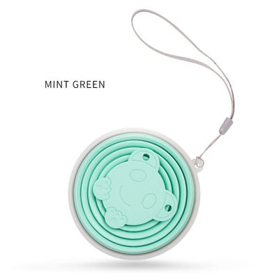 270ML Foldable Silicone Travel Cup - Anti-Slip Anti-Scald Camping Mug