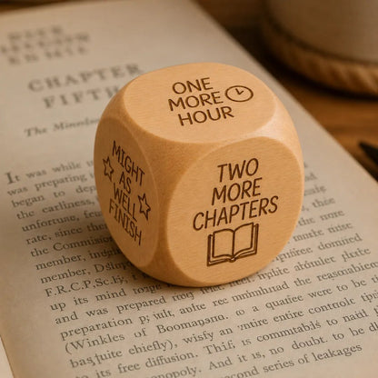 🔥LAST DAY 50% OFF - 🎲Wooden Reading Decision Dice✨Natural Solid Wood & Hand-Painted
