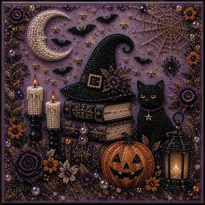 👻 Cute Ghosts Pumpkins 3D Pearl Mosaic Art Kit Halloween Decor (No Mess, Beginner), Age 8+(📦Buy 2 Free Shipping)